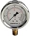 Enerpac G2516L Hydraulic Pressure Gauge with Dual 0 to 3,000 PSI and 0 to 200 Bar Range, 2-1/2