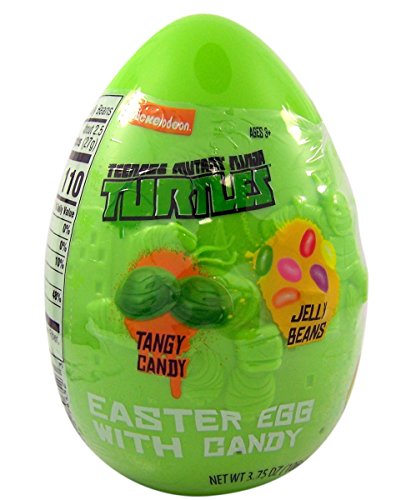 Nickelodeon Teenage Mutant Ninja Turtles Giant Easter Egg Assorted Candy Mix, 3.75 oz