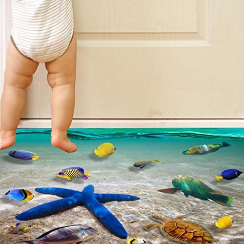 3D Floor/Wall Sticker Xiaosan Removable Mural Decals Vinyl Art Living Room Decor (AF5027)