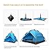 AUGYMER Waterproof 2-3 Person Camping Tents, Portable Camping Automatic Family Tent/Backpacking Sun Shelter Tents With Carry Bag For Camping Outdoor Hiking