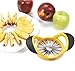 Chefaith 16-Blade Apple Slicer, Corer, Cutter, Wedger, Divider for [up to 3.5 Inch Apples] - 2 Free Orange Peelers as Bonus - Ultra-Sharp Stainless Steel Blade with Ergonomic Anti-Slip Silicone Handle