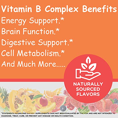 WellYeah Vitamin B Complex Gummies With Vitamin C, Niacin, Vitamin B6