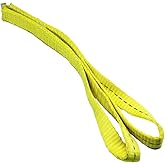 Indusafe 1" x 3'Lift Sling Strap Twisted Eye Polyester Web Sling Rigging Strap for Lifting Towing and Hoisting