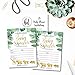 25 Safari Baby Shower Invitations, Sprinkle Invite for Boy or Girl, Gender Neutral Reveal Jungle Animal Theme, Cute Printed Fill or Write In Blank Printable Card, Coed Twin Party Stock Paper Supplies