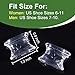 Povihome 10 Pack Gel Bunion Corrector and Toe Spacers Separators and Straightener Orthotics (4/10''Thick) for Sports Activities, for Men and Women Overlapping Toes, Bunion Pain Relief - Small Size