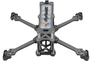 FLYFISHRC Volador VX3.5 T700 Carbon Fiber 3.5″ 3.5 Inch HD O3 Air Unit Squashed X FPV Racing Drone Quadcopter Frame Kit RC DIY Parts w/TPU Accessories Black