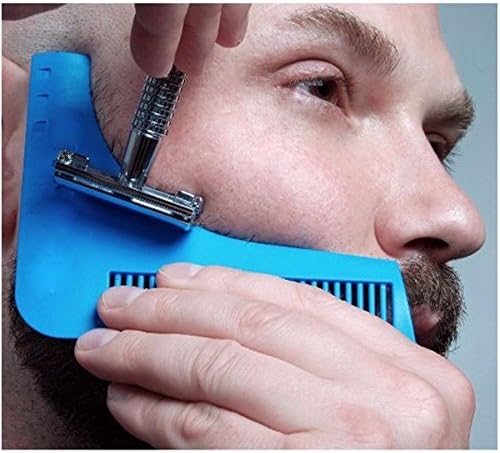 Beard Shaping Tool for Perfect Lines &amp; Symmetry,Beard Styling and Shaping Template Comb Tool