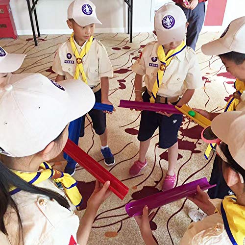 KRISMYA Pipeline Team Building Games,Pipeline Kit Group Games,Ice Breaker,Pipeline Challenge, Field Day Games(10 Half-Pipe,3 Golf Ball,3 Table Tennis Ball,1 Storage Bag,1 Cup)