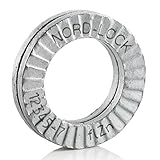 Wedge Locking Washer, Carbon Steel, Zinc Flake