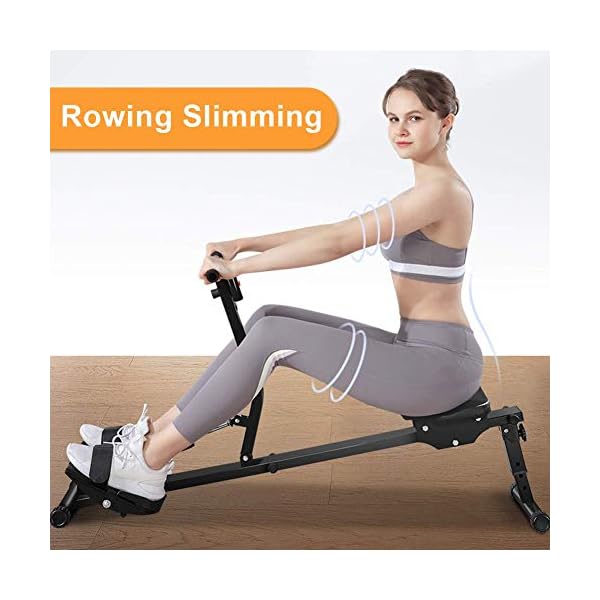 Cocoarm-Home-Foldable-fitness-rowing-machine-rowing-machines-Can-load-120-kg-With-a-quiet-magnetic-brake-system-ball-bearing-rowing-seat-Adjustable-resistance-rudder-with-LCD-display-black Sports Rowing Machine, Fitness Rowing Machine Aerobic Rowing Machine rowing machines for home foldable Heavy rowing…
