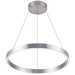 WELAKI Modern Led Chandelier, 1 Ring Circular