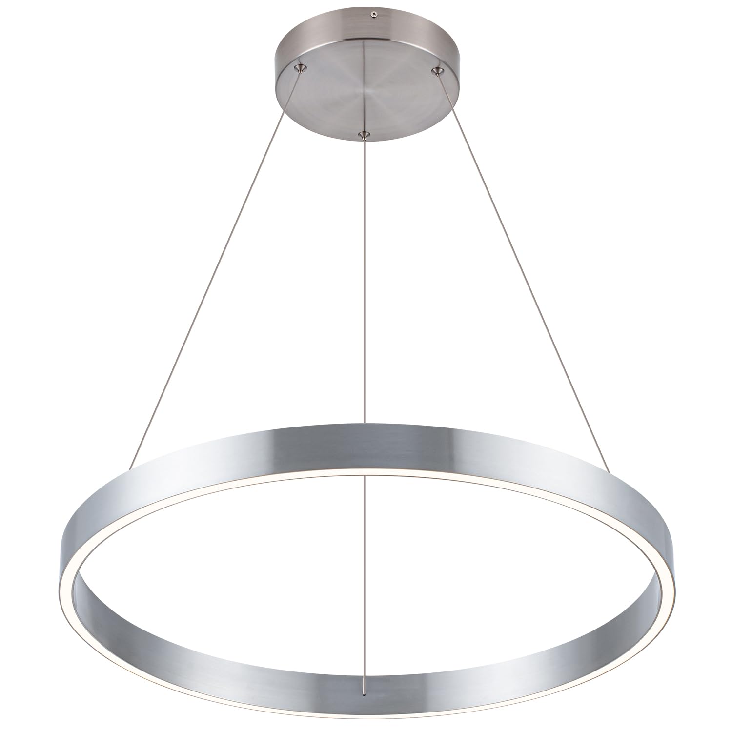 WELAKI Modern Led Chandelier, 1 Ring Circular