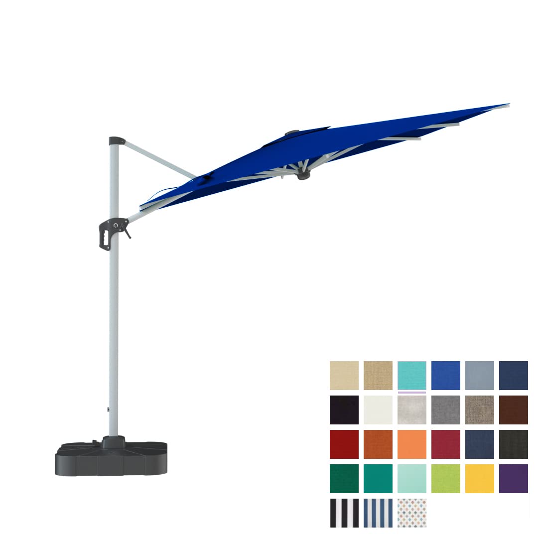 Midtown Umbrellas The Grande Square 9 x 9 FT Outdoor Cantilever Patio