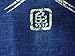 LIGICKY Japanese Noren Doorway Curtain Ancient Character Fish Tapestry for Home Decoration Blue 33x59inch