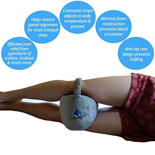 The Menchy New Orthopedic Memory Foam Comfort Knee Pillow Cushion