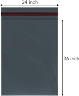 iSOUL Mailing Bags 100 Pcs 9x12 Self Seal 60µm Opaque Postal Bags view 2