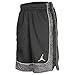 Jordan Nike Boys' Elephant Print Dri-Fit Basketball Shorts (Large, Black)