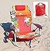 Tommy Bahama 2016 Backpack Cooler Beach Chair (Orange) with Storage Pouch and Towel Bar Plus Carry On Insulated Lunch Pouch