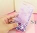 iPhone 6 Plus/6S Plus Case(Not for iPhone 6/6S),Blingy's New Cool Flowing Liquid Glitter Style Plastic Hard Case for Apple iPhone 6 Plus/6S Plus (Hearts with Purple Glitter)