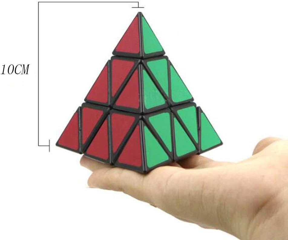 Amazon Hefuo ルービックキューブ 三角キューブ キューブ 立体パズル ピラミッド 4面体 競技専用 脳トレ おもちゃ 減圧おもちゃ 立体パズル おもちゃ