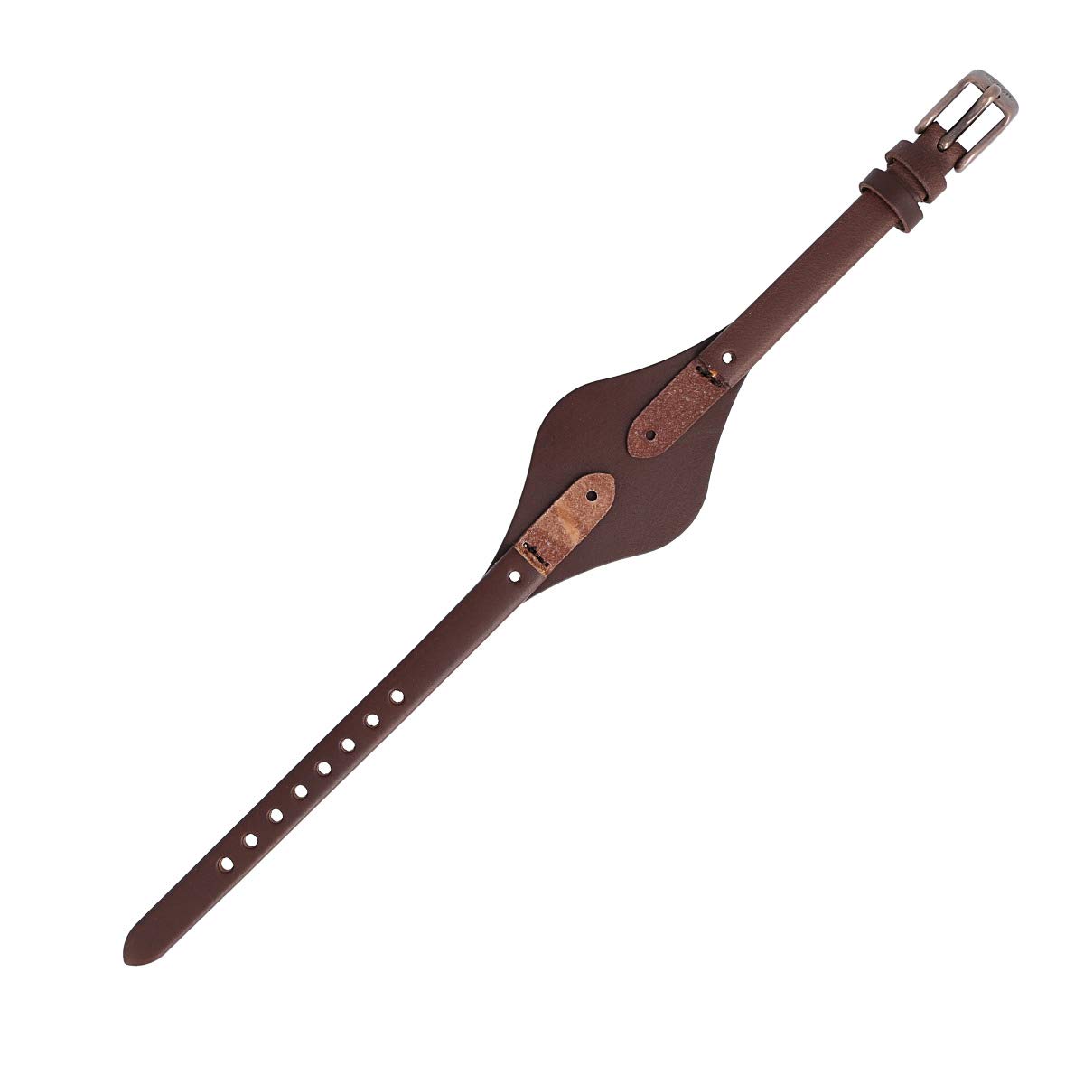 Fossil Watch Strap 8 mm Leather Brown Gold - ES-3200 | LB-ES3200