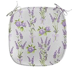 Ambesonne Garden Art Chair Seating Cushion Set of