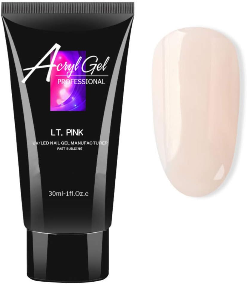9 Colors Nail Poly Gel Extension Glue Kit Builder, Poly Nail Tips Enhancement Nail Thickening Tool Poly Builder UV Gel 15ml
