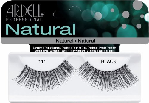 Ardell Fashion Lashes False Eyelashes - #111 Black (Pack of 4) (Pack of 2)