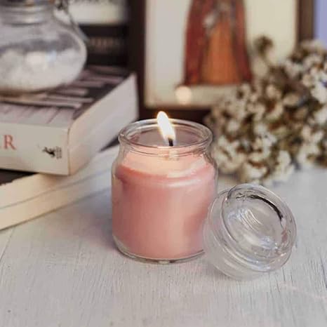 First Row Aromatic Fables Natural Wax Scented Decorative Gifting Glass Jar Candle (Dew)