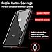 iPhone X Clear Case, CAFELE Transparent Tempered Glass Back Cover and Soft Silicone Bumper TPU Frame [Anti-Scratch] [Non Slip] Thin Slim Support Wireless Charging for Apple iPhone X/10, Black