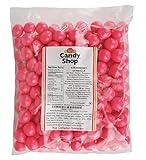 Candy Shop Pink 1-Inch Gumballs with a Twist of Strawberry Flavor (3 POUND)