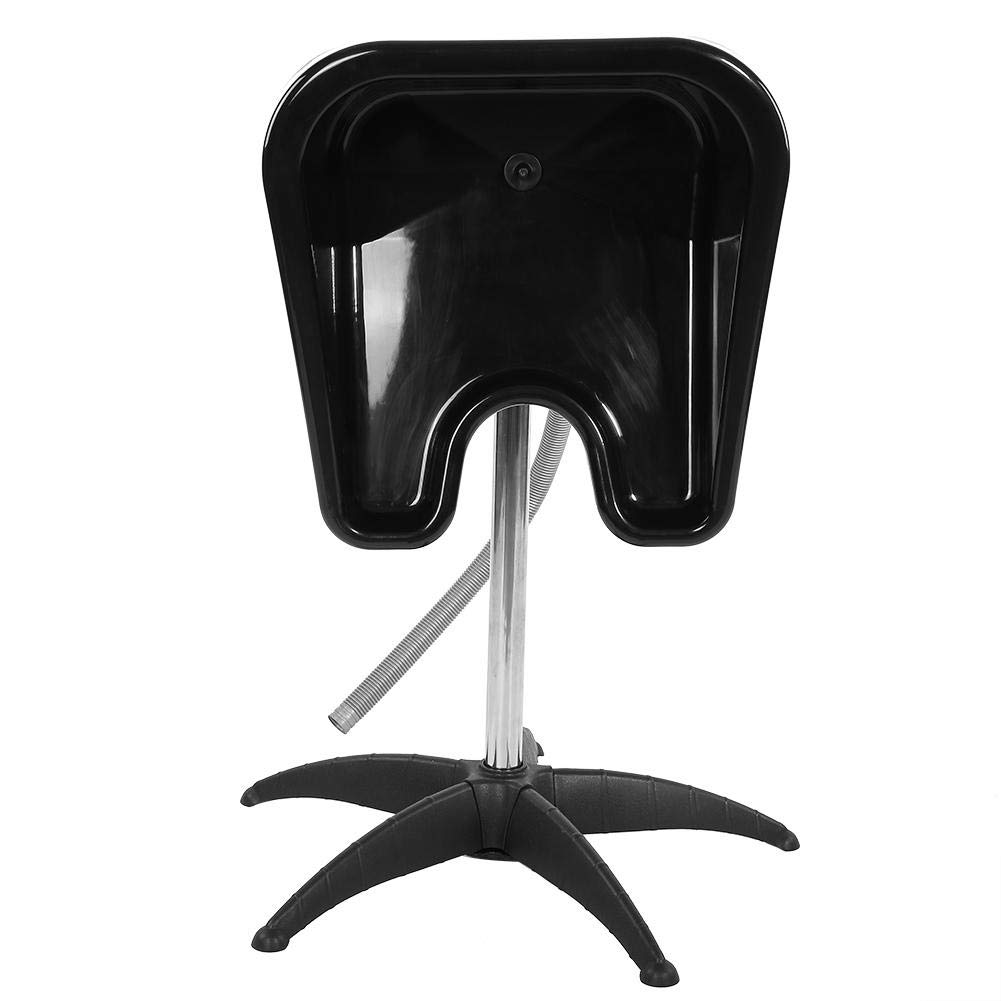 Adjustable Height Hair Basin, Barber Salon Bowl Plastic Shampoo Hair Treatment Bowl, Lifting Rotating Beauty Salon Hairdressing Salon Shampoo Sink with Drain: Beauty