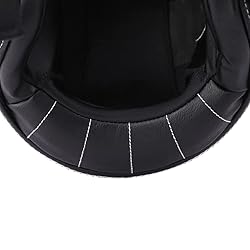 Harssidanzar Motorcycle Helmet Dual Visor Open Face