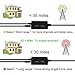 TV Antenna 4K Smart TV Antennas indoor 60 Mile Range 16.5FT Coaxial Cable with Detachable Amplifier Signal Booster Local Broadcast HD VHF UHF Signal Channels for Home Smart Television Black