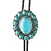 Huabola Native American western cowboy turquoise bolo tie