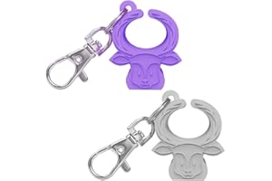 MORLIKE LIVING Silicone Buckle Release Tool, Unbuckle Assistant, Easy Buckle Release Aid for Parents and Caregivers to Unbuckle (Purple-Grey)