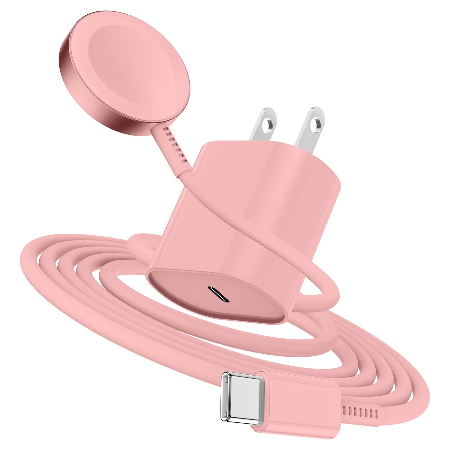 Susnwere Fast Charger for Apple Watch Chargers with 20w Charger Block,USB C Magnetic for i-Watch Fast Charging Cable for Watch Series SE/8/7/6/5/4/3/2/1 Includes 38mm 40mm 42mm 44mm 45mm Size