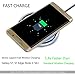 Fast Wireless Charger, INNLIFE Fast Charge Qi Wireless Charging Pad for Samsung Galaxy S7 S7 Edge, Note 5, S6 Edge Plus [Adaptive Fast Charger Not Included] (Black)