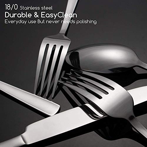4 Brightown+Silverware+Flatware+Ergonomic+Dishwasher