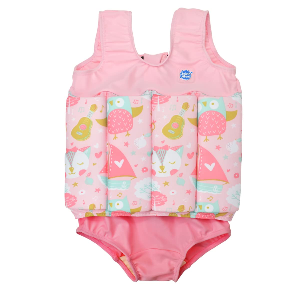 Splash About Kids Floatsuit with Adjustable Buoyancy, Went to Sea, 4-6 Years