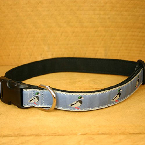 1" Slate Blue Mallard Large Hemp Collar