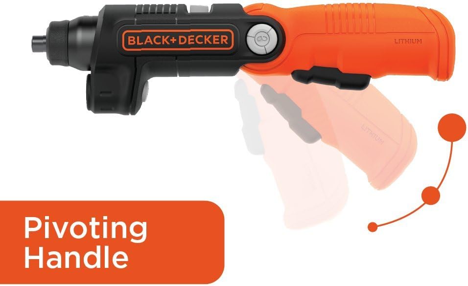 BLACK+DECKER 4V MAX Cordless Screwdriver with LED Light (BDCSFL20C): Home Improvement