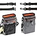Dog Treat Pouch-WaterProof Pet Bag Built- INPoop Dispense with Refelective Adjustable Straps 3 Ways To Wear Shrink Pocket Design Easlily Carries Pet Toys Snack Phones Keys