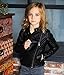 LJYH Girls'Faux Leather Quilted Shoulder Motorcycle Jacket Black
