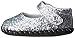 pediped Originals Delaney Crib Shoe (Infant/Toddler),Silver,Small (6-12 Months)