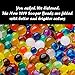 SooperBeads Water Beads Rainbow Mix (1 Pound Bulk) 50000 Non-Toxic Water Growing Sensory Beads Toy for Kids Fine Motor Skills Development, Tactile Play, Spa Refill, DIY Stress Ball, Home Décor