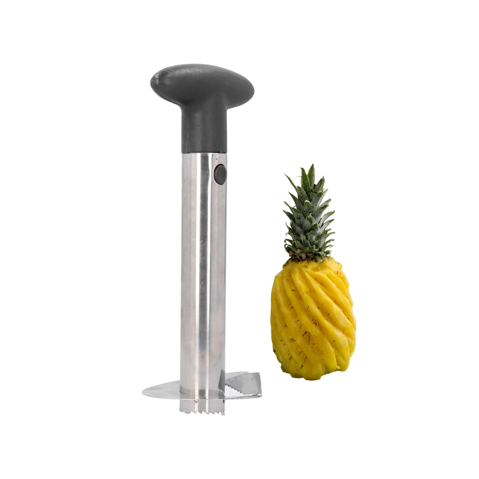 Pineapples Cutter Plastic Stainless Steel Ergonomic Handle Easy to Use Pineapples Corer Kitchen Tool for Fruit Stalls Household Kitchens
