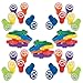 4E's Novelty Paw Print Party Favor Set, 24 Rubber Bracelets, 24 Stamps - Paw Print Party Favors Supplies, Great Party Favor, Gift, Goody Bag Stuffer For Kids