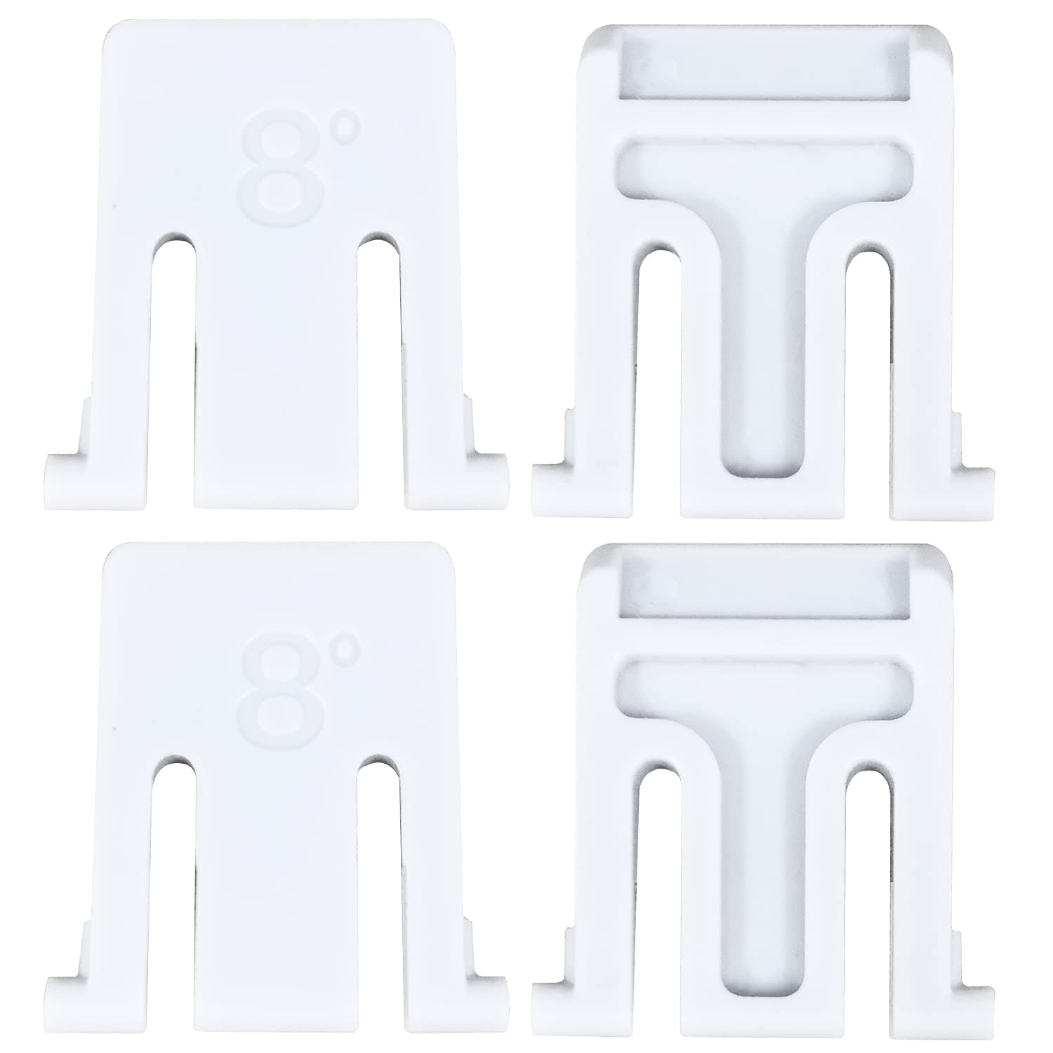 Logitech K200 K260 K270 K275 Keyboard Stand Replacement Kit - 4Pcs Keyboard Feet Legs - White