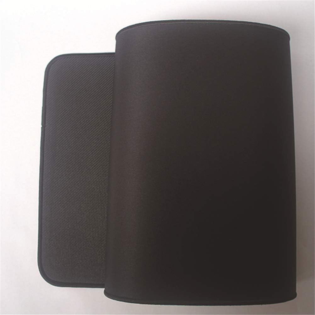 LL-COEUR XXL Black Gaming Mouse Pad 27.5"x11.8"x0.12", Laptop Keyboard Mat Office Desk Mat (700 x 300 x 3 mm) - Image 3
